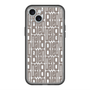 スリムプロテクションプレミアムケース with MagSafe［ LANVIN en Bleu - Logo Pattern - Black ］