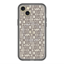 スリムプロテクションプレミアムケース with MagSafe［ LANVIN en Bleu - Logo Pattern - Black ］