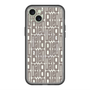 スリムプロテクションプレミアムケース with MagSafe［ LANVIN en Bleu - Logo Pattern - Black ］
