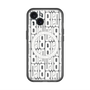 スリムプロテクションプレミアムケース with MagSafe［ LANVIN en Bleu - Logo Pattern - White ］