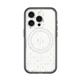 スリムプロテクションプレミアムケース with MagSafe［ LANVIN en Bleu - Logo Pattern - White ］