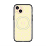 スリムプロテクションプレミアムケース with MagSafe［ LANVIN en Bleu - Logo Pattern - Yellow ］