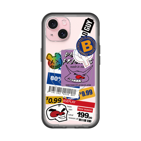スリムプロテクションプレミアムケース with MagSafe［ Demon Friends Sticker .1 ］