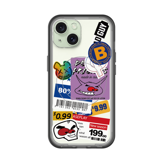 スリムプロテクションプレミアムケース with MagSafe［ Demon Friends Sticker .1 ］