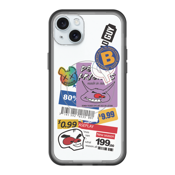 スリムプロテクションプレミアムケース with MagSafe［ Demon Friends Sticker .1 ］