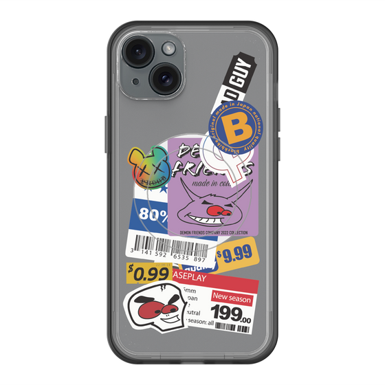 スリムプロテクションプレミアムケース with MagSafe［ Demon Friends Sticker .1 ］