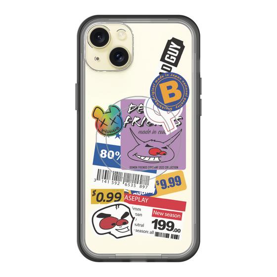 スリムプロテクションプレミアムケース with MagSafe［ Demon Friends Sticker .1 ］