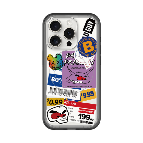 スリムプロテクションプレミアムケース with MagSafe［ Demon Friends Sticker .1 ］