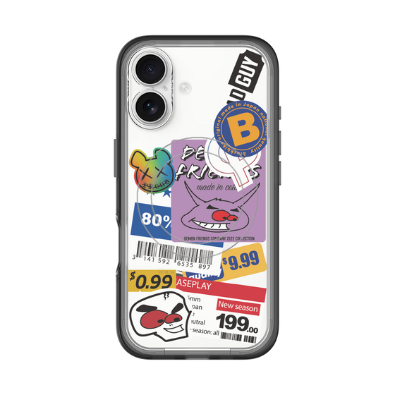スリムプロテクションプレミアムケース with MagSafe［ Demon Friends Sticker .1 ］