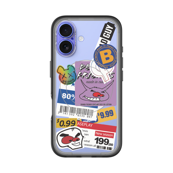 スリムプロテクションプレミアムケース with MagSafe［ Demon Friends Sticker .1 ］