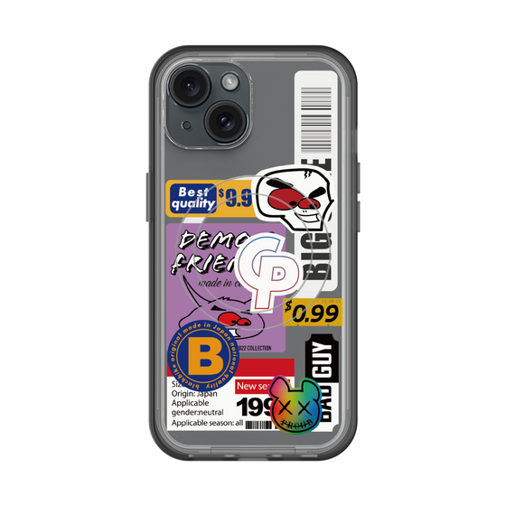 スリムプロテクションプレミアムケース with MagSafe［ Demon Friends Sticker .2 ］