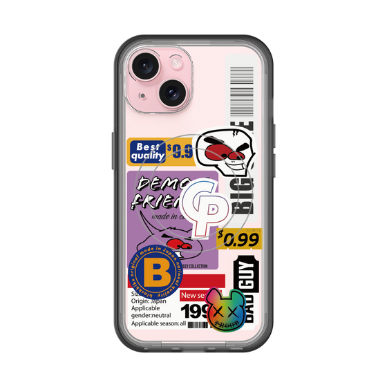 スリムプロテクションプレミアムケース with MagSafe［ Demon Friends Sticker .2 ］