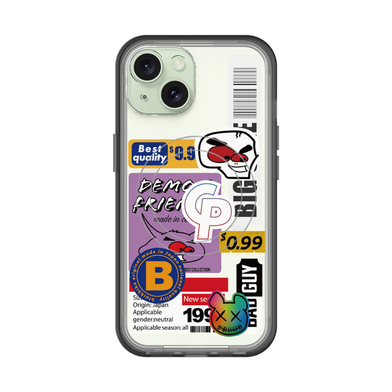 スリムプロテクションプレミアムケース with MagSafe［ Demon Friends Sticker .2 ］