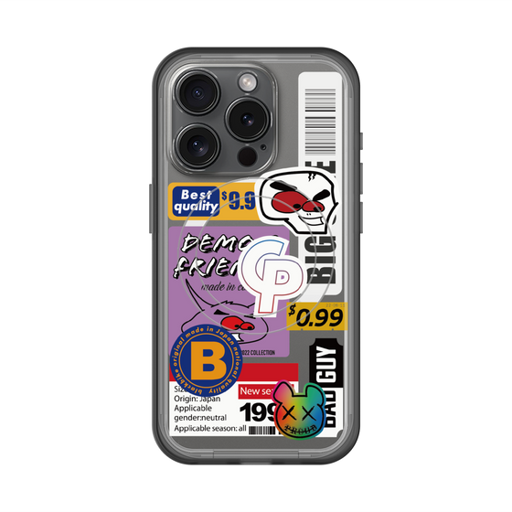 スリムプロテクションプレミアムケース with MagSafe［ Demon Friends Sticker .2 ］