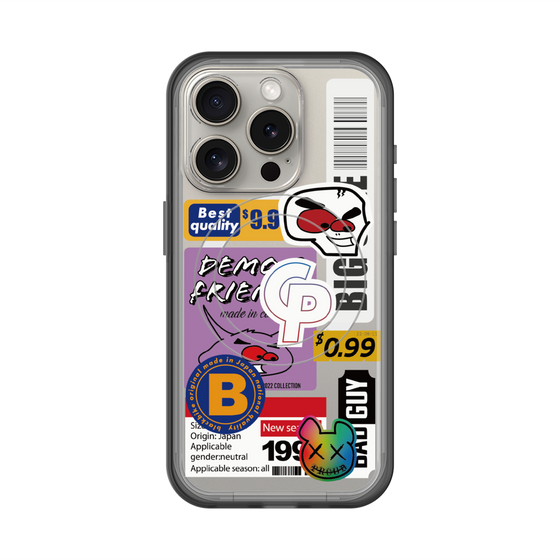 スリムプロテクションプレミアムケース with MagSafe［ Demon Friends Sticker .2 ］
