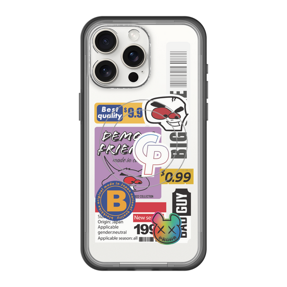 スリムプロテクションプレミアムケース with MagSafe［ Demon Friends Sticker .2 ］