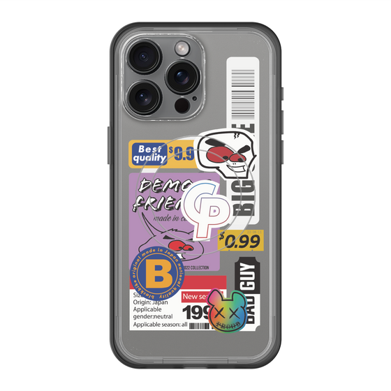 スリムプロテクションプレミアムケース with MagSafe［ Demon Friends Sticker .2 ］