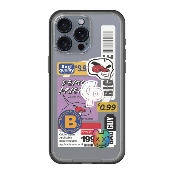 スリムプロテクションプレミアムケース with MagSafe［ Demon Friends Sticker .2 ］