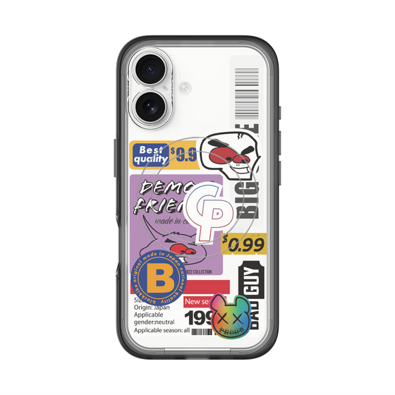 スリムプロテクションプレミアムケース with MagSafe［ Demon Friends Sticker .2 ］