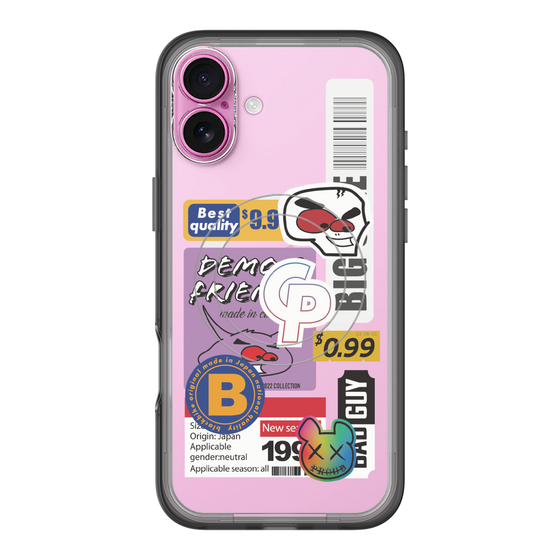 スリムプロテクションプレミアムケース with MagSafe［ Demon Friends Sticker .2 ］