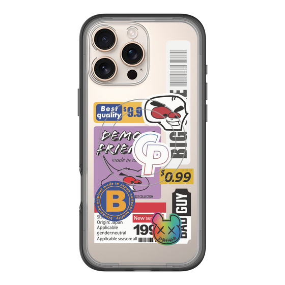 スリムプロテクションプレミアムケース with MagSafe［ Demon Friends Sticker .2 ］