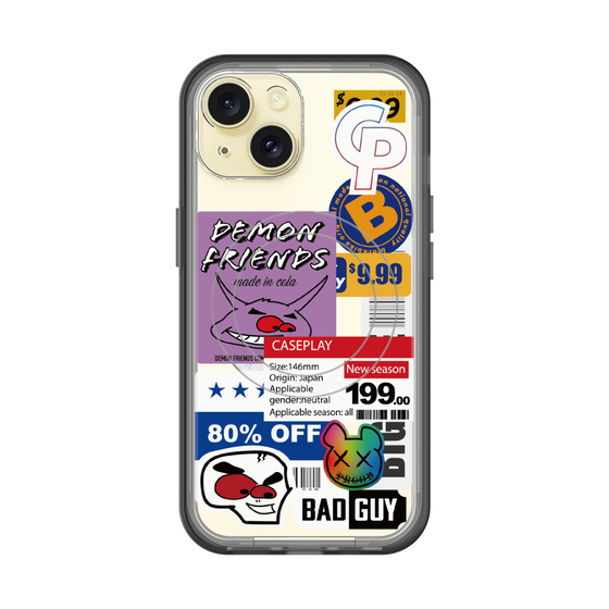 スリムプロテクションプレミアムケース with MagSafe［ Demon Friends Sticker .3 ］