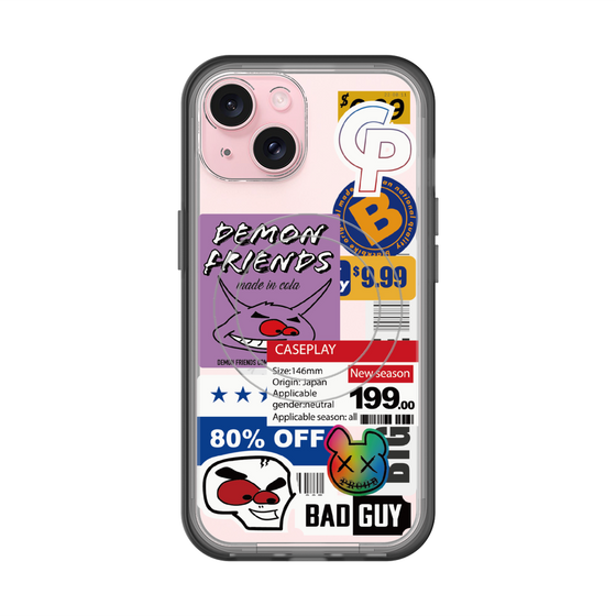 スリムプロテクションプレミアムケース with MagSafe［ Demon Friends Sticker .3 ］