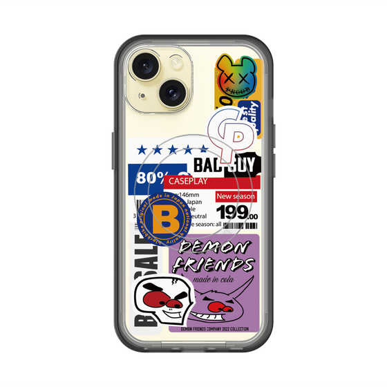スリムプロテクションプレミアムケース with MagSafe［ Demon Friends Sticker .5 ］