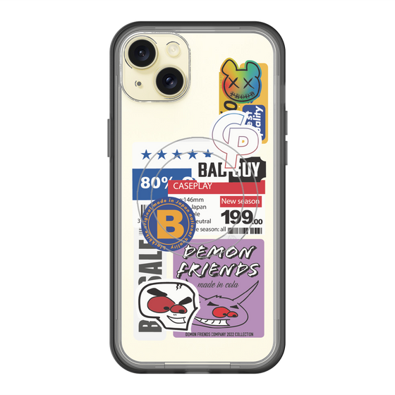 スリムプロテクションプレミアムケース with MagSafe［ Demon Friends Sticker .5 ］