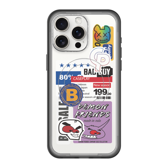 スリムプロテクションプレミアムケース with MagSafe［ Demon Friends Sticker .5 ］