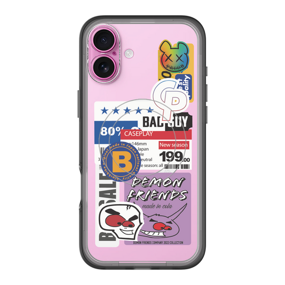 スリムプロテクションプレミアムケース with MagSafe［ Demon Friends Sticker .5 ］