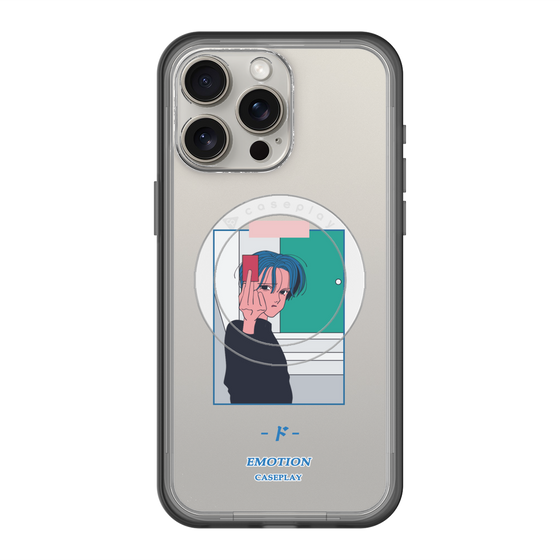 スリムプロテクションプレミアムケース with MagSafe［ 喜怒アイ楽 -怒- ］
