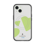 スリムプロテクションプレミアムケース with MagSafe［ LANVIN en Bleu Hearts Green - ランバン ハート グリーン ］