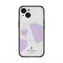 スリムプロテクションプレミアムケース with MagSafe［ LANVIN en Bleu Hearts Purple - ランバン ハート パープル ］