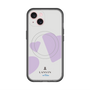 スリムプロテクションプレミアムケース with MagSafe［ LANVIN en Bleu Hearts Purple - ランバン ハート パープル ］