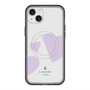 スリムプロテクションプレミアムケース with MagSafe［ LANVIN en Bleu Hearts Purple - ランバン ハート パープル ］