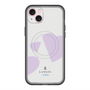 スリムプロテクションプレミアムケース with MagSafe［ LANVIN en Bleu Hearts Purple - ランバン ハート パープル ］
