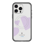 スリムプロテクションプレミアムケース with MagSafe［ LANVIN en Bleu Hearts Purple - ランバン ハート パープル ］