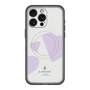 スリムプロテクションプレミアムケース with MagSafe［ LANVIN en Bleu Hearts Purple - ランバン ハート パープル ］