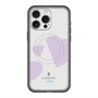 スリムプロテクションプレミアムケース with MagSafe［ LANVIN en Bleu Hearts Purple - ランバン ハート パープル ］