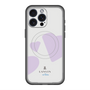 スリムプロテクションプレミアムケース with MagSafe［ LANVIN en Bleu Hearts Purple - ランバン ハート パープル ］