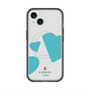 スリムプロテクションプレミアムケース with MagSafe［ LANVIN en Bleu Hearts Blue - ランバン ハート ブルー ］