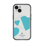 スリムプロテクションプレミアムケース with MagSafe［ LANVIN en Bleu Hearts Blue - ランバン ハート ブルー ］