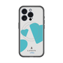 スリムプロテクションプレミアムケース with MagSafe［ LANVIN en Bleu Hearts Blue - ランバン ハート ブルー ］