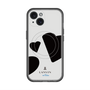 スリムプロテクションプレミアムケース with MagSafe［ LANVIN en Bleu Hearts Black - ランバン ハート ブラック ］