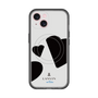 スリムプロテクションプレミアムケース with MagSafe［ LANVIN en Bleu Hearts Black - ランバン ハート ブラック ］