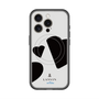 スリムプロテクションプレミアムケース with MagSafe［ LANVIN en Bleu Hearts Black - ランバン ハート ブラック ］