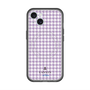 スリムプロテクションプレミアムケース with MagSafe［ Houndstooth Pattern Purple -with LANVIN en Bleu logo ランバン 千鳥格子柄 パープル ］