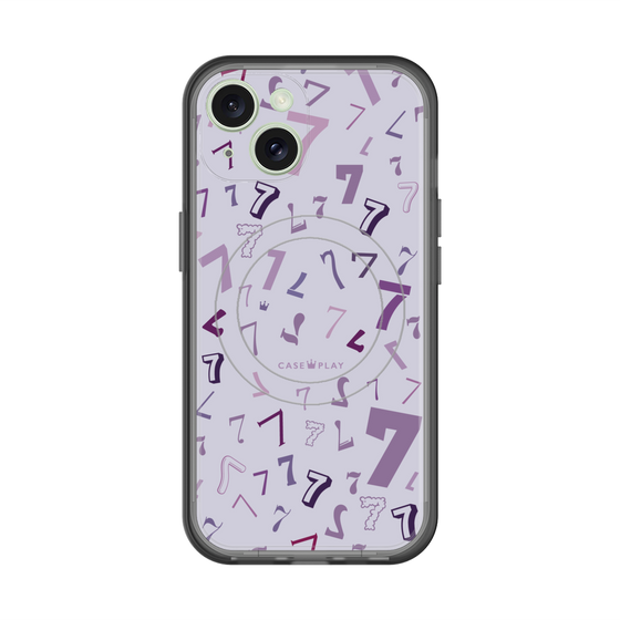 スリムプロテクションプレミアムケース with MagSafe［ Puple 7 - パープル・セブン ］