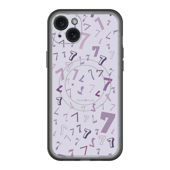 スリムプロテクションプレミアムケース with MagSafe［ Puple 7 - パープル・セブン ］